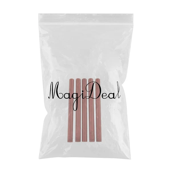 Traditional Maxbell 5Pcs Round Sealing Wax Stick Seal Stamp Glue for Wedding Party Tools Red Golden First-Class