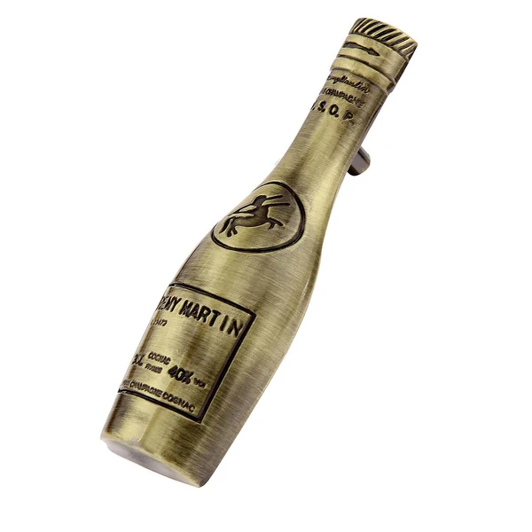 Durable Maxbell Red Wine Bottle Shaped Cabinet Door Drawer Bin Handle Pull Knob bronze Proven