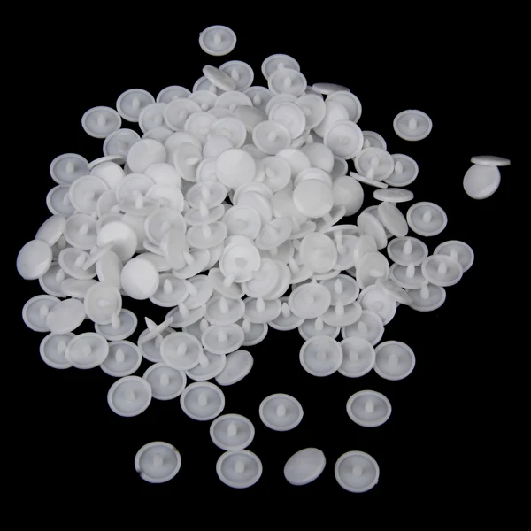 Original Maxbell Resin Snap Buttons Fasteners Poppers T3 10.7mm Pack of Approx.100 Sets White Trendy