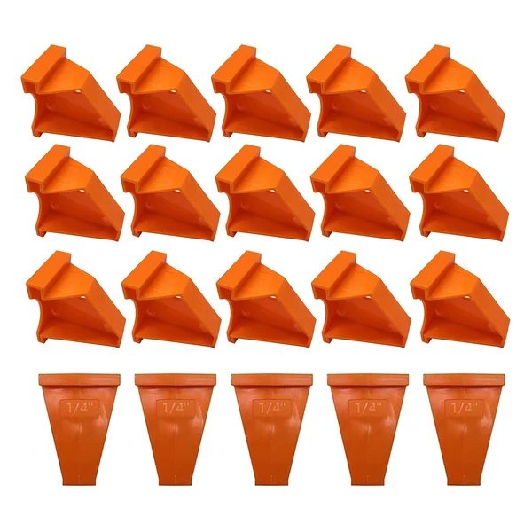 Premium Maxbell 20Pcs Spacers Wood Flooring Laminate Installation Floor Fitting Kit Set Refined