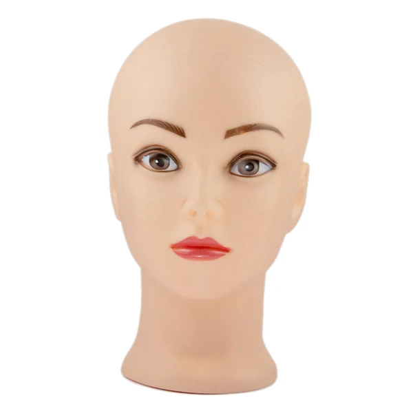 Fashionable Maxbell istic Mannequin Head Foam Wig Display Stand for Make up Hat Hair Styling Women Fast