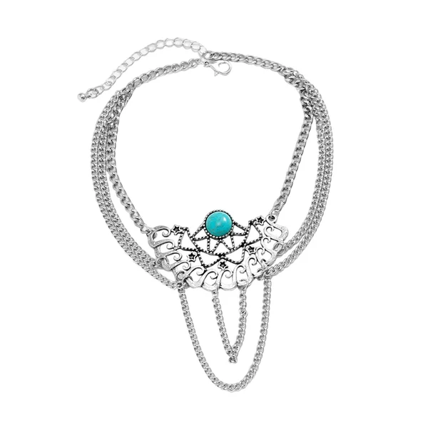 Consistent Maxbell Arm Bracelet Arm Cuff Chain Gift Armlet Charms Tassel Alloy for Engagement Style A High-End