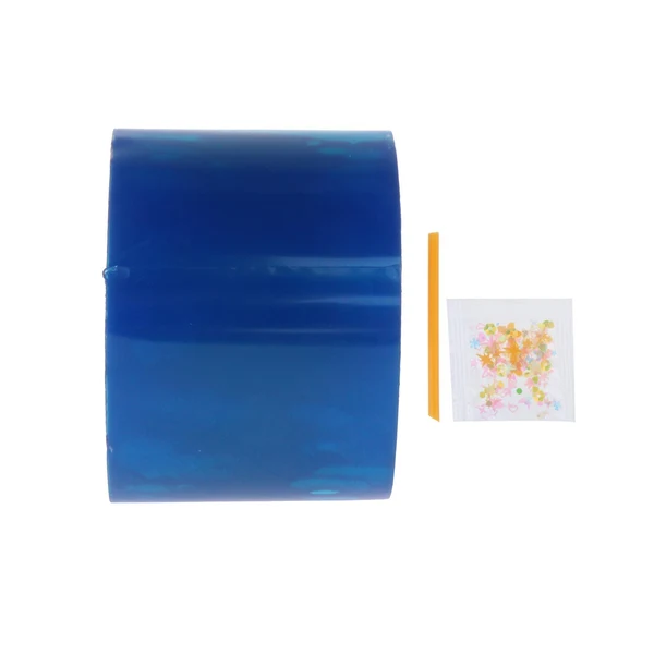 Next-Generation Maxbell Double Sided Tape Reusable Bubble Balloons Blowing Tape for Pinch Toy Making Blue 300cmx5cm Healthy