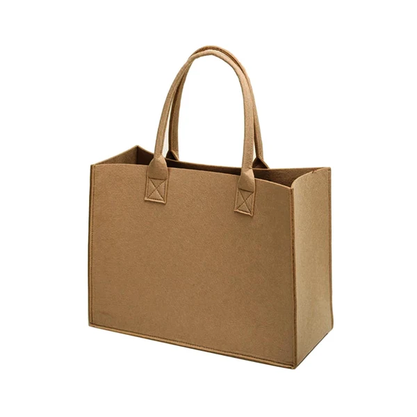 Versatile Maxbell Shopping Bags for Groceries Large Durable Handle Thickened Stands Upright 30x20x12cm Ginger Expertly Made