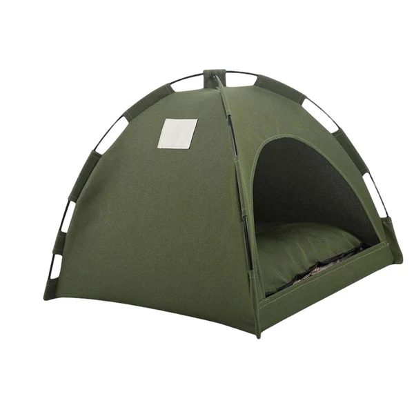 Superior Maxbell Cat Tent Waterproof Cat House Oxford Cloth Material Accessories Sunscreen 50 x 50cm Green Expertly Made