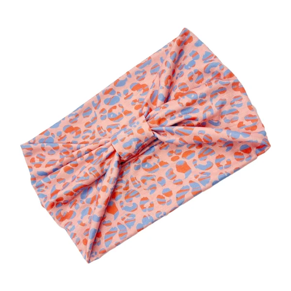 Comfortable Maxbell Women Leopard Headbands Girls Sweat Bands Hairband for Sleeping Yoga Makeup pink Luxury