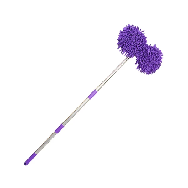 Environmentally Friendly Maxbell Telescoping Car Wash Brush Mop Scratch Extendable with Long Handle Purple Soft
