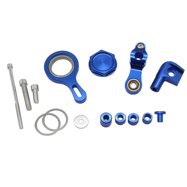 Unique Maxbell Motorcycle Steering Damper Bracket Mount Set for Yamaha Yzf R6 Yzf R1 Blue Exceptional