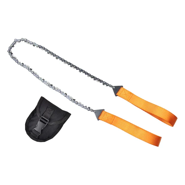 Professional Maxbell Chain Saw with Handles Metal Wire Saw for Outdoor Carpentry Hiking 33T Orange Practical