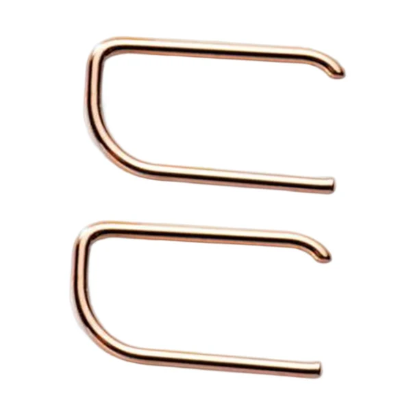 Classic Maxbell Trendy Mini Bar Stud Earrings Full Strip Staples Staples Studs for Women Men Rose Aureate Certified