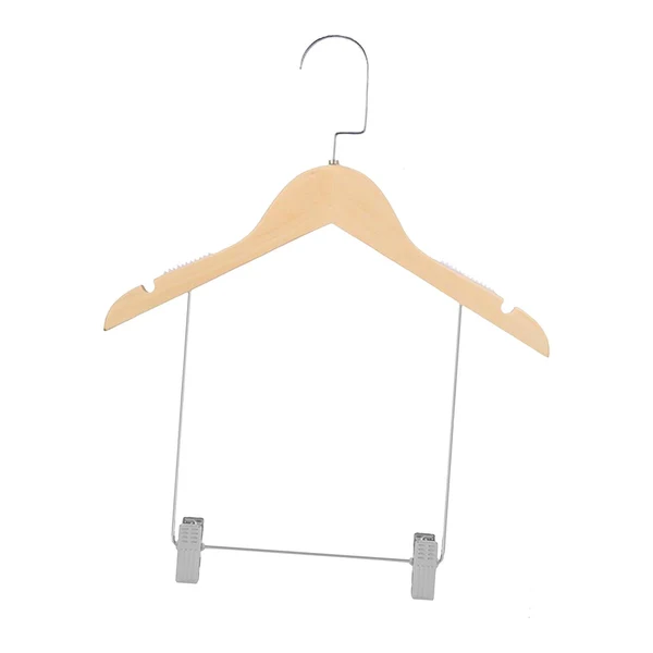 Smooth Maxbell Wooden Suit Hangers Pant Hangers Swivel Hook Sturdy Durable with Clips for Kids Effective