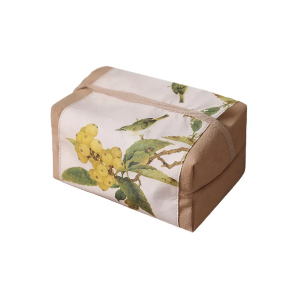 Lightweight Maxbell Tissue Box Holder Creative Convenient Organizer for Tabletop kitchen Khaki Artisan