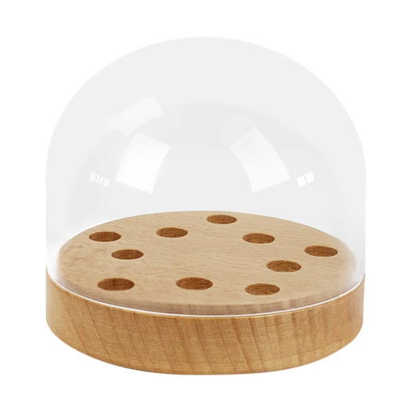 Trendy Maxbell Turntable Headshell Storage Box Decor Collector Display Box for Office Home Pure