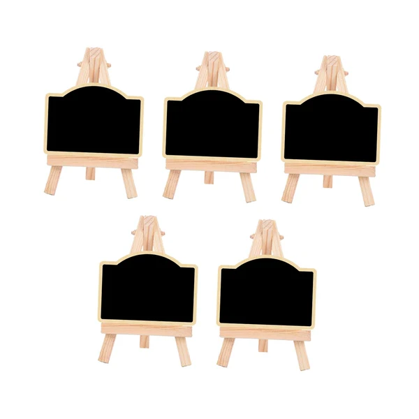 Eco-Friendly Maxbell 5 Pieces Blackboard Wedding Signs Wooden with Stands for Cafe Birthday Arched Practical