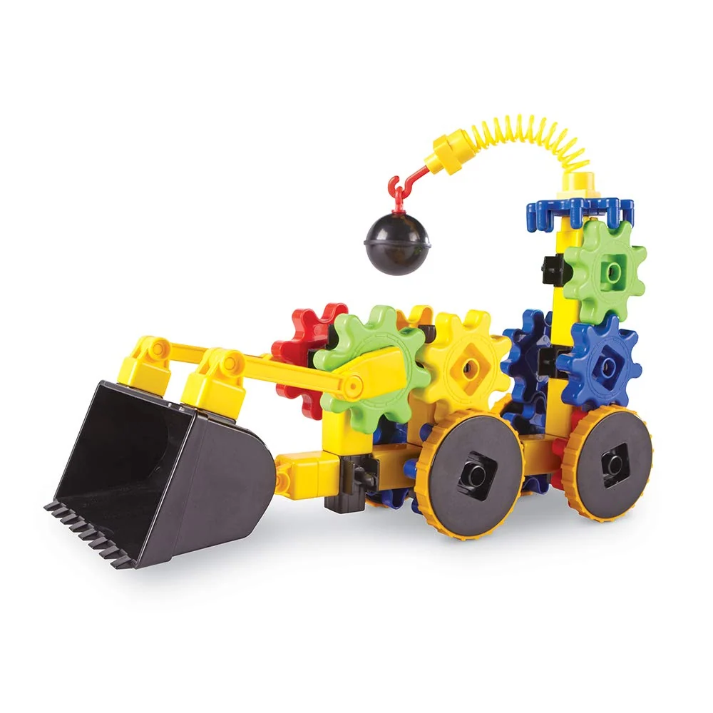 Expertly Made Learning Resources Gears Gears Gears WreckerGears Gears Toy Puzzle 47 Pieces Ages 4 Pure