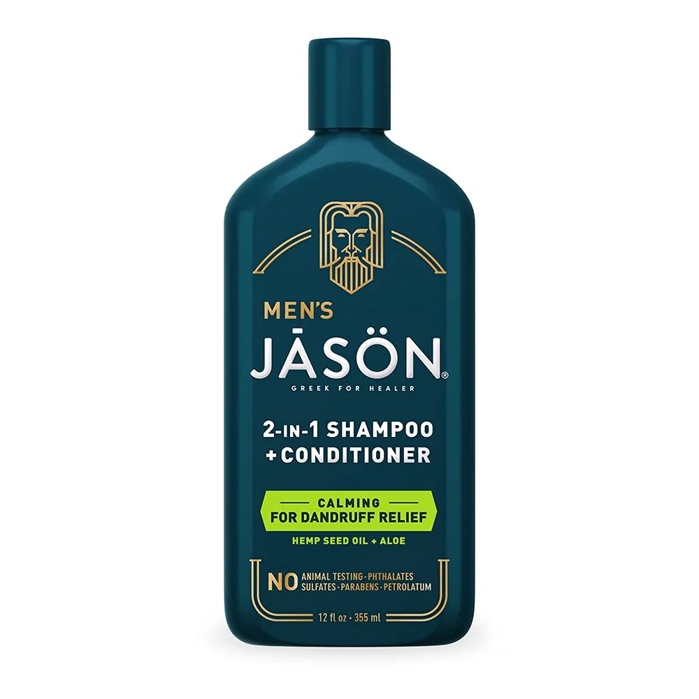 Artisan Jason Men's Calming 2-in-1 Shampoo and Conditioner 12 oz Certified