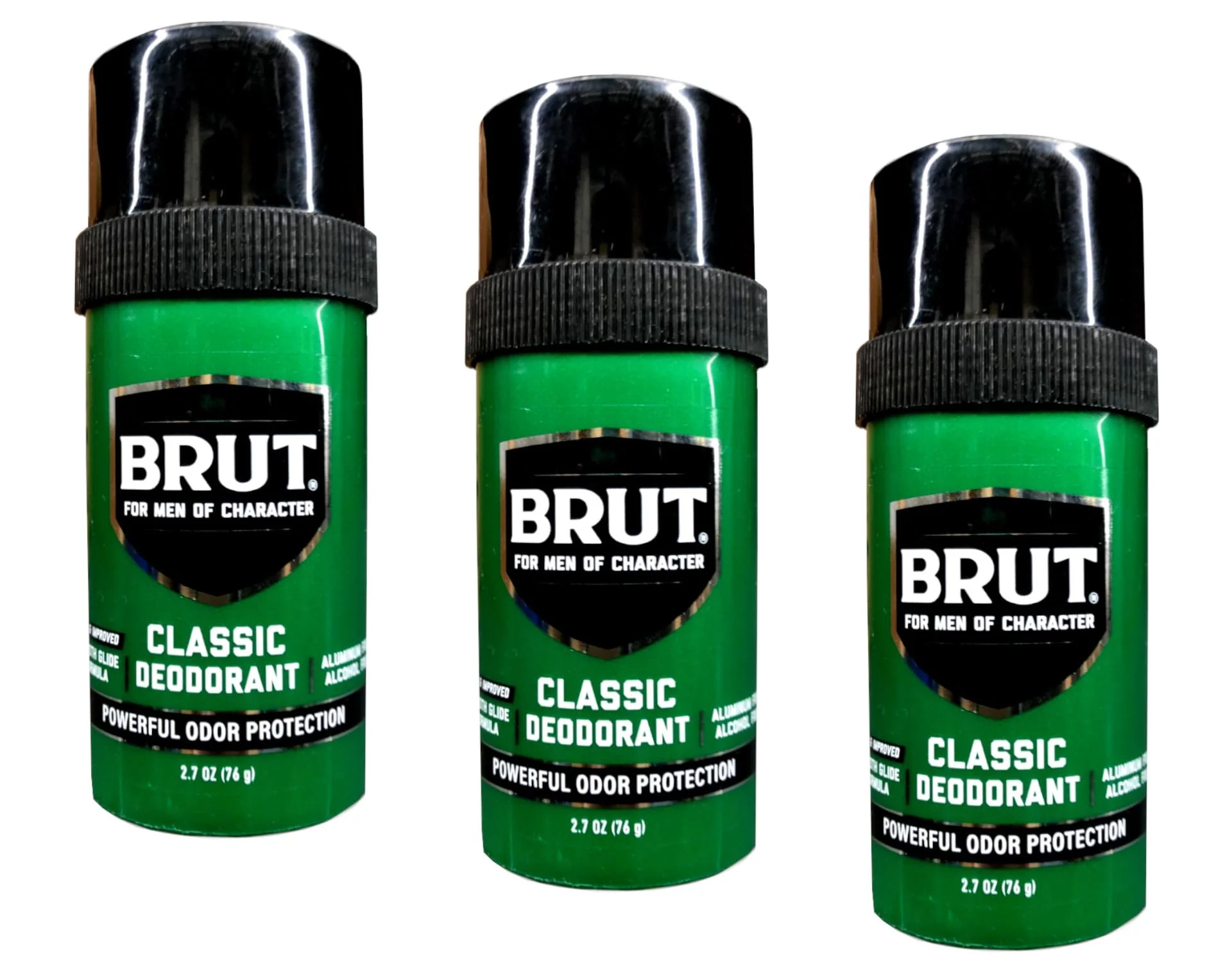 High-Quality Brut Deodorant 2.7 Ounce Round Solid Classic - Pack of 3 Exceptional
