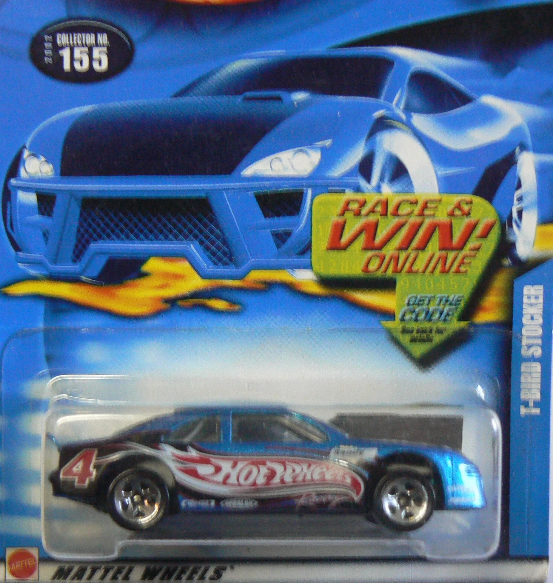 Dependable 2002-155 T-Bird Stocker Collectible Collector Car Mattel Hot Wheels Artisan
