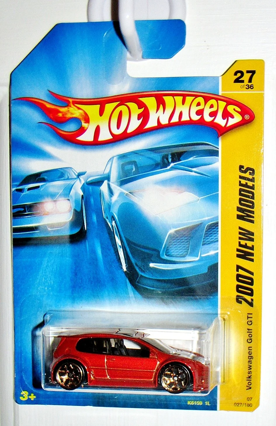 Certified Hot Wheels 2007 New Models - 27 Volkswagen Golf GTI Light Copper K-Mart Exclusive Collectibles Collector Car 2007-27 Functional
