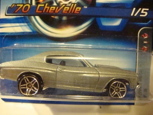 Breathable Hot Wheels motown metal series '70 chevelle silver pr5 wheels 2006 86 collector 1 64 Scale Fashionable