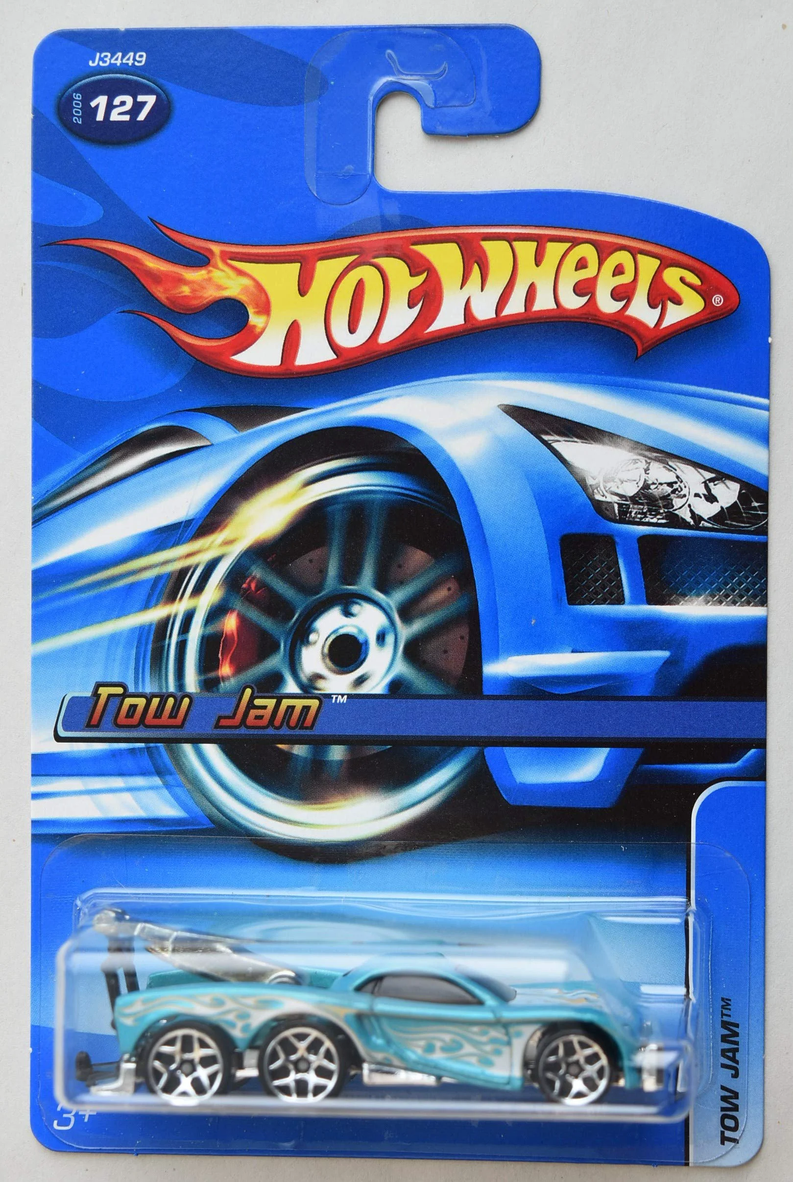 Relaxed Hot Wheels 1 64 Scale Aqua Blue Tow JAM 127 World-Class