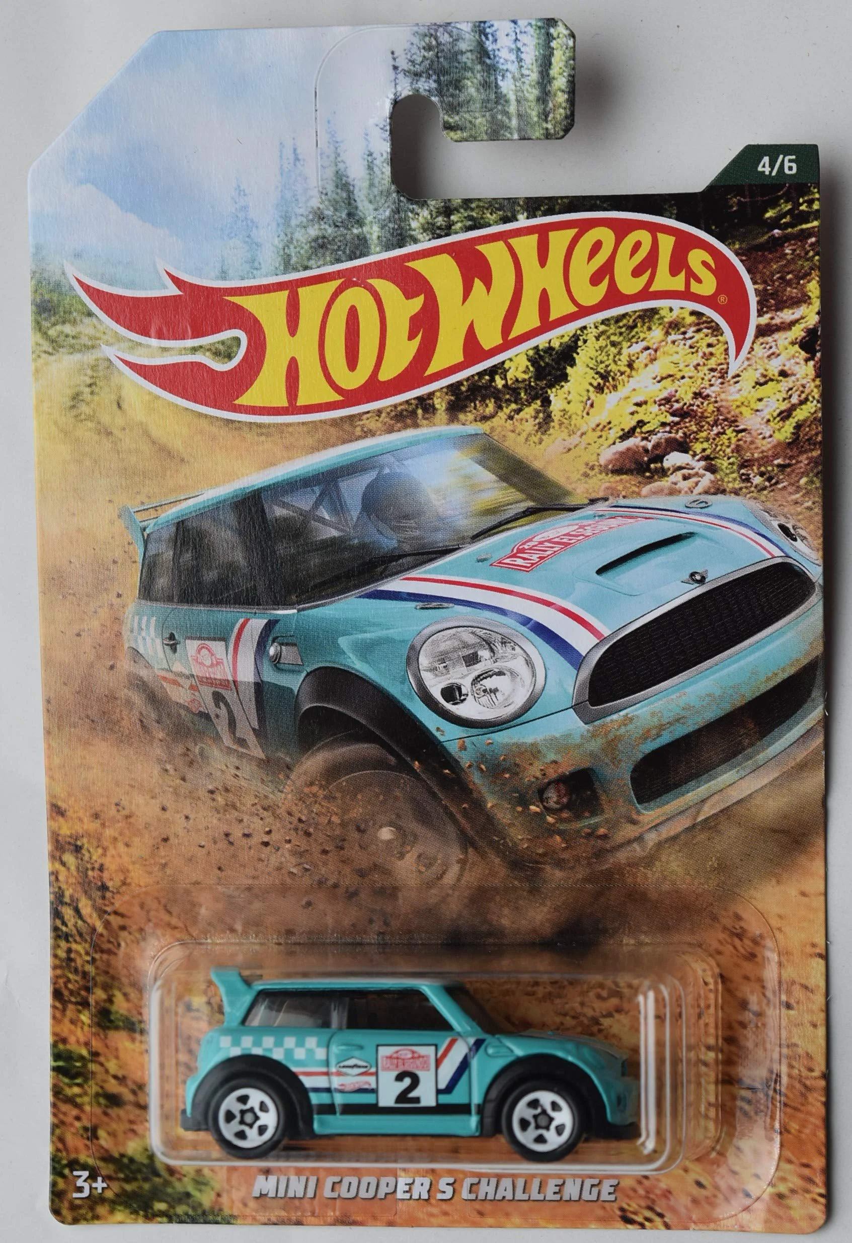 Traditional Hot Wheels 1 64 Scale Aqua Mini Cooper S Challenge 4 6 Certified