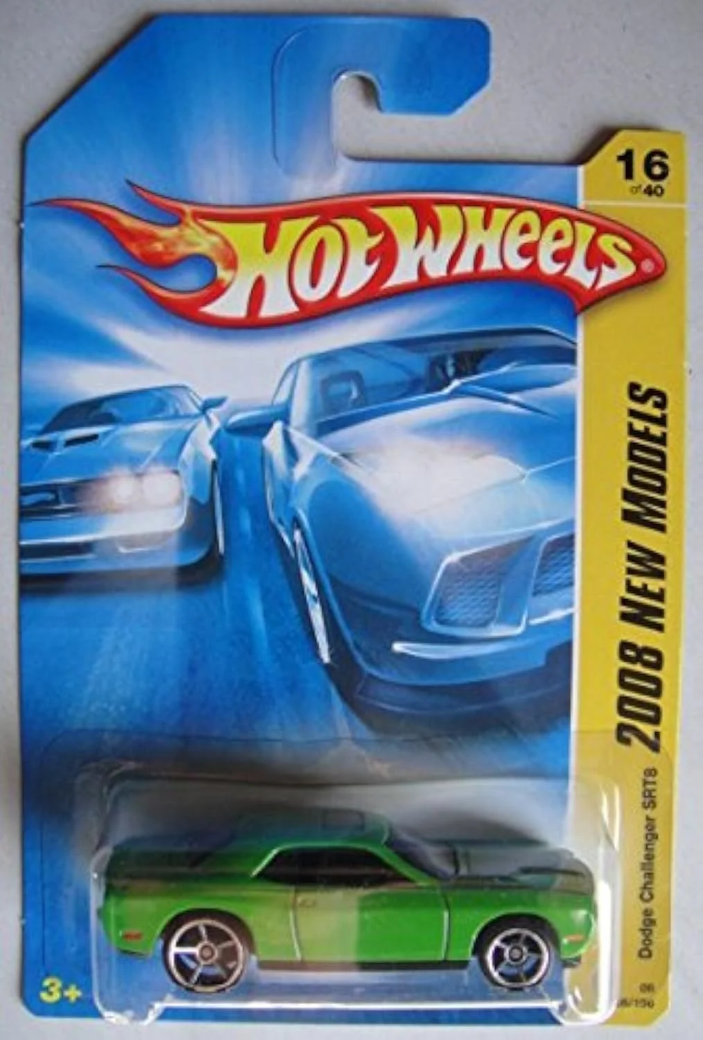 Stylish Hot Wheels 2008 New Models Green Dodge Challenger SRT8 16 40 5 OSP 16 196 First-Class