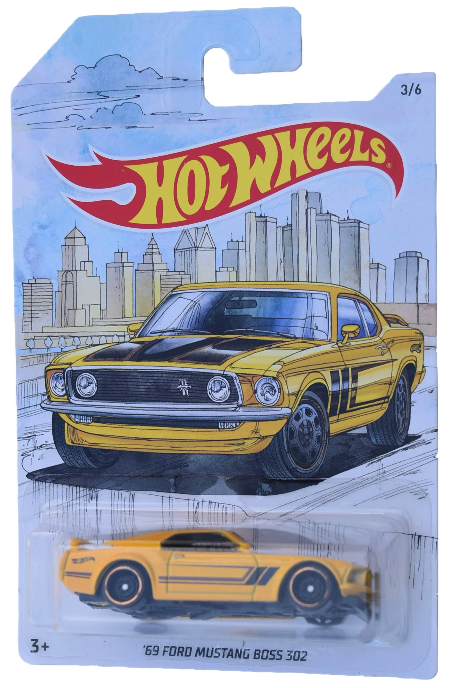 Artisan Hot Wheels Detroit Muscle '69 Ford Mustang Boss 302 Diecast Car Practical