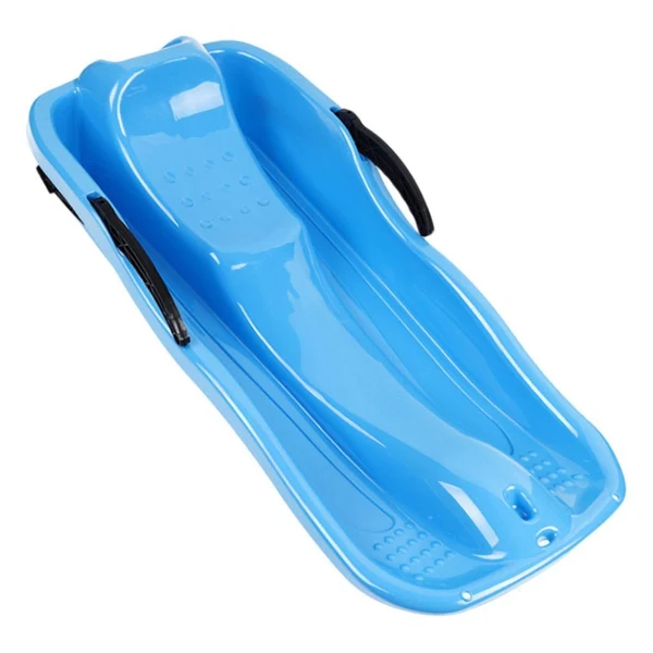 User-Friendly Maxbell Winter Snow Sled Kids Sledge Sledding Sleigh Fun Toy Garden Holiday Toboggan Sky Blue Soft