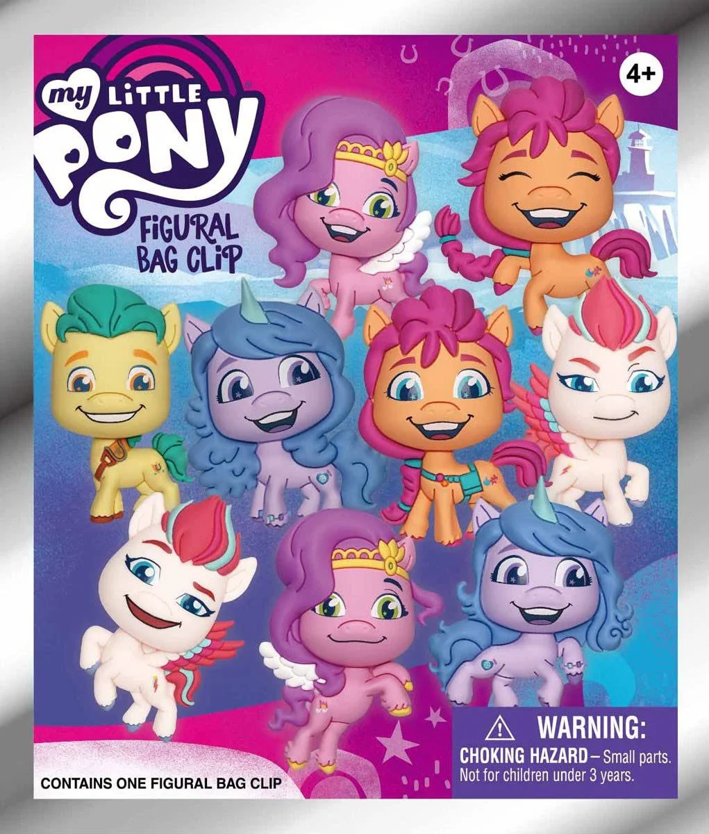 Sustainable My Little Pony Movie 3D Foam Bag Clip in Blind Bag Refined