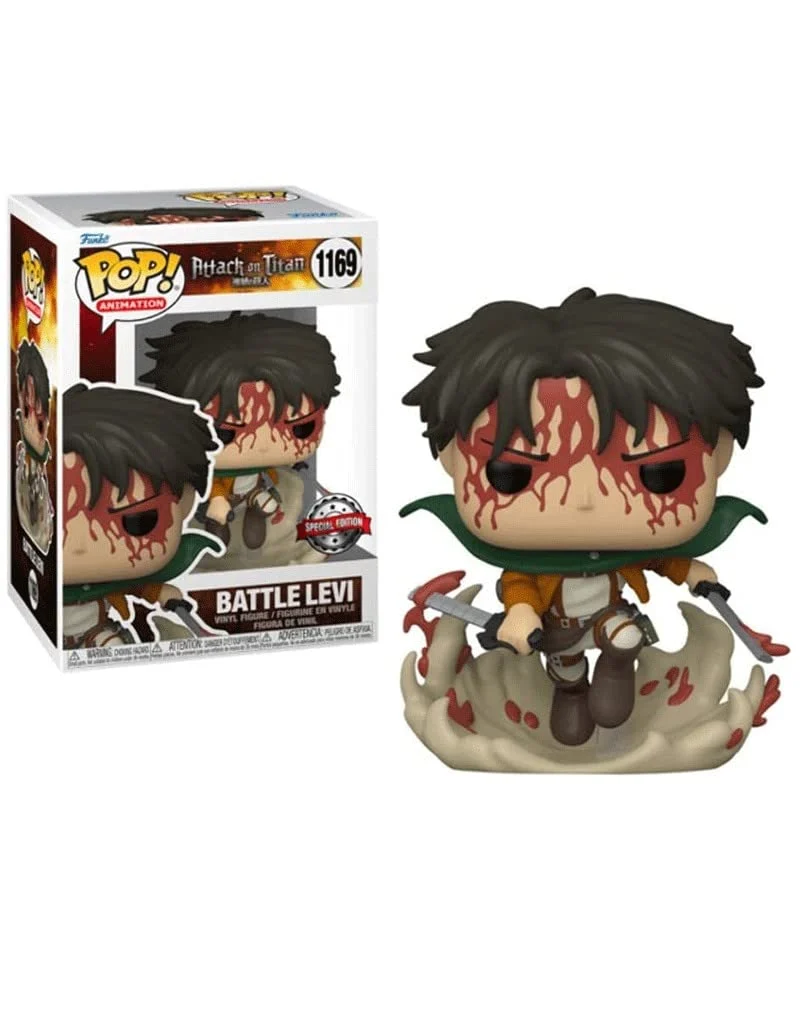 Lightweight Funko Pop 1169 Battle Levi Attack On Titan Exclusive Original Design