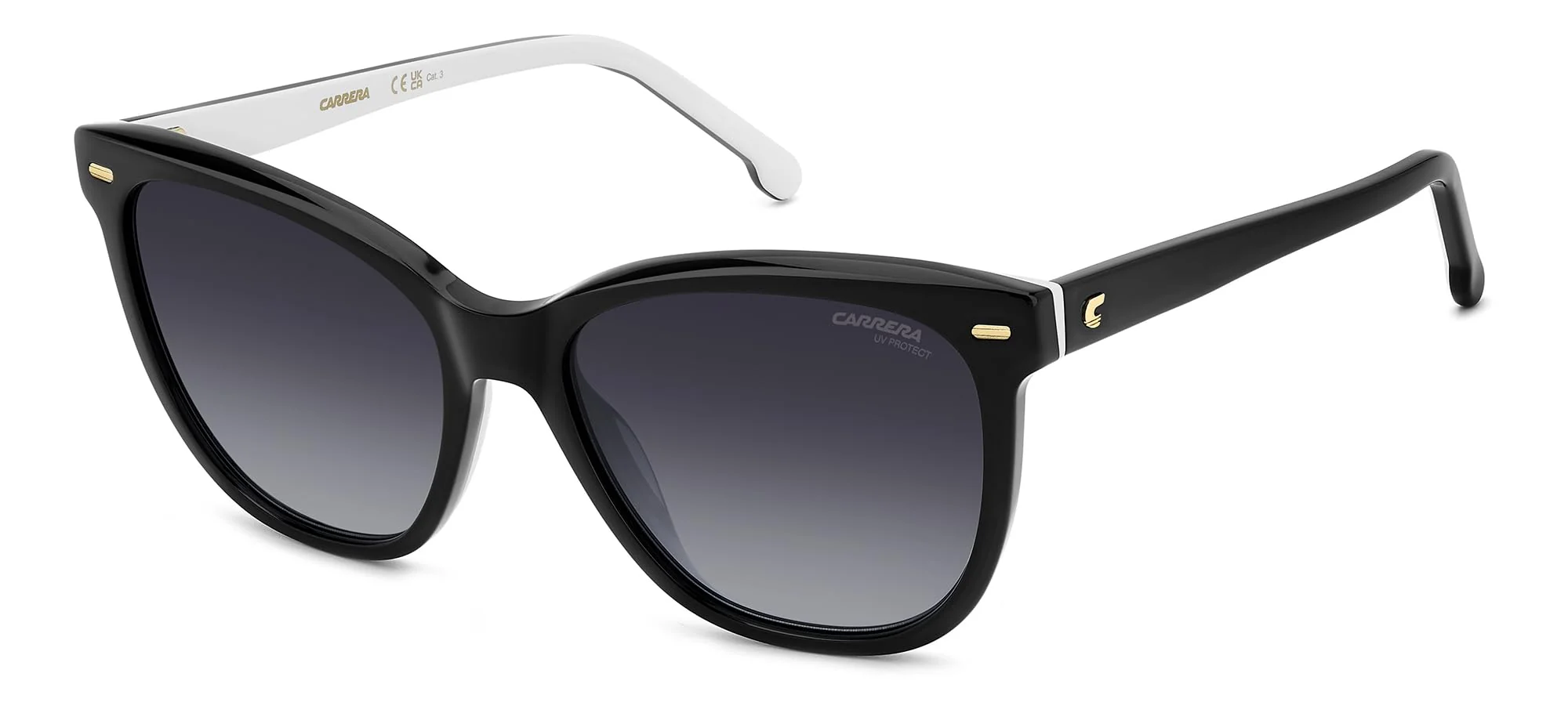 Carefully Designed CARRERA CARRERA 3043 S 80S BLACK WHITE 56 17 140 WOMAN Sunglasses Fast