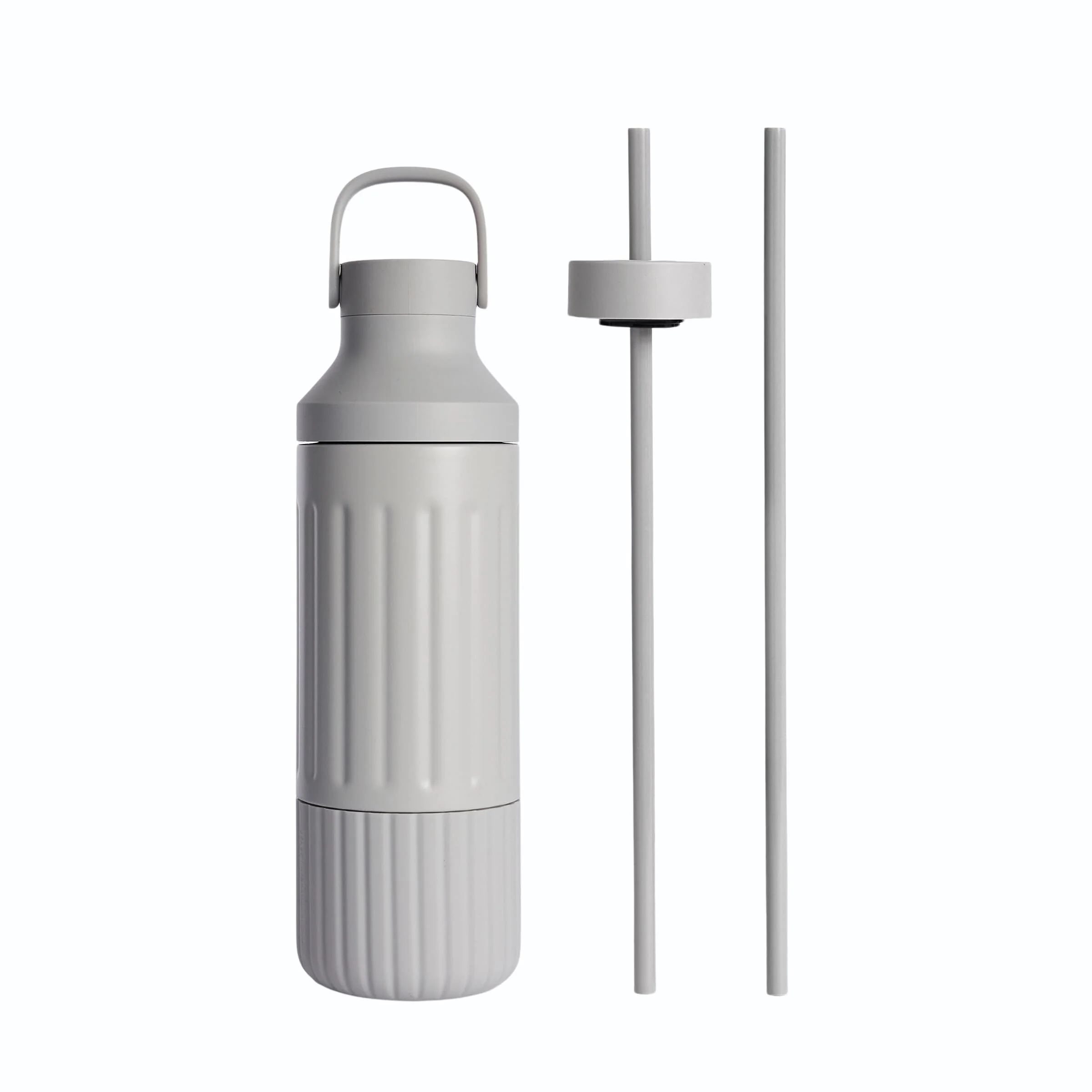 Proven BEAST Health® Stainless Steel Water Bottle 22 oz Insulated Stainless Steel Leak-Proof Reusable Straw System Portable Carry Cap BPA-… Verified