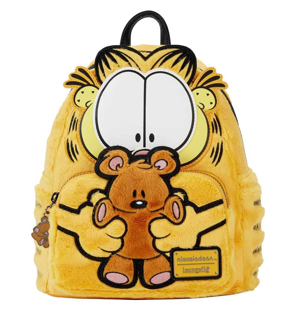Fast Loungefly Garfield and Pooky Plush Mini Backpack Black Eco-Friendly