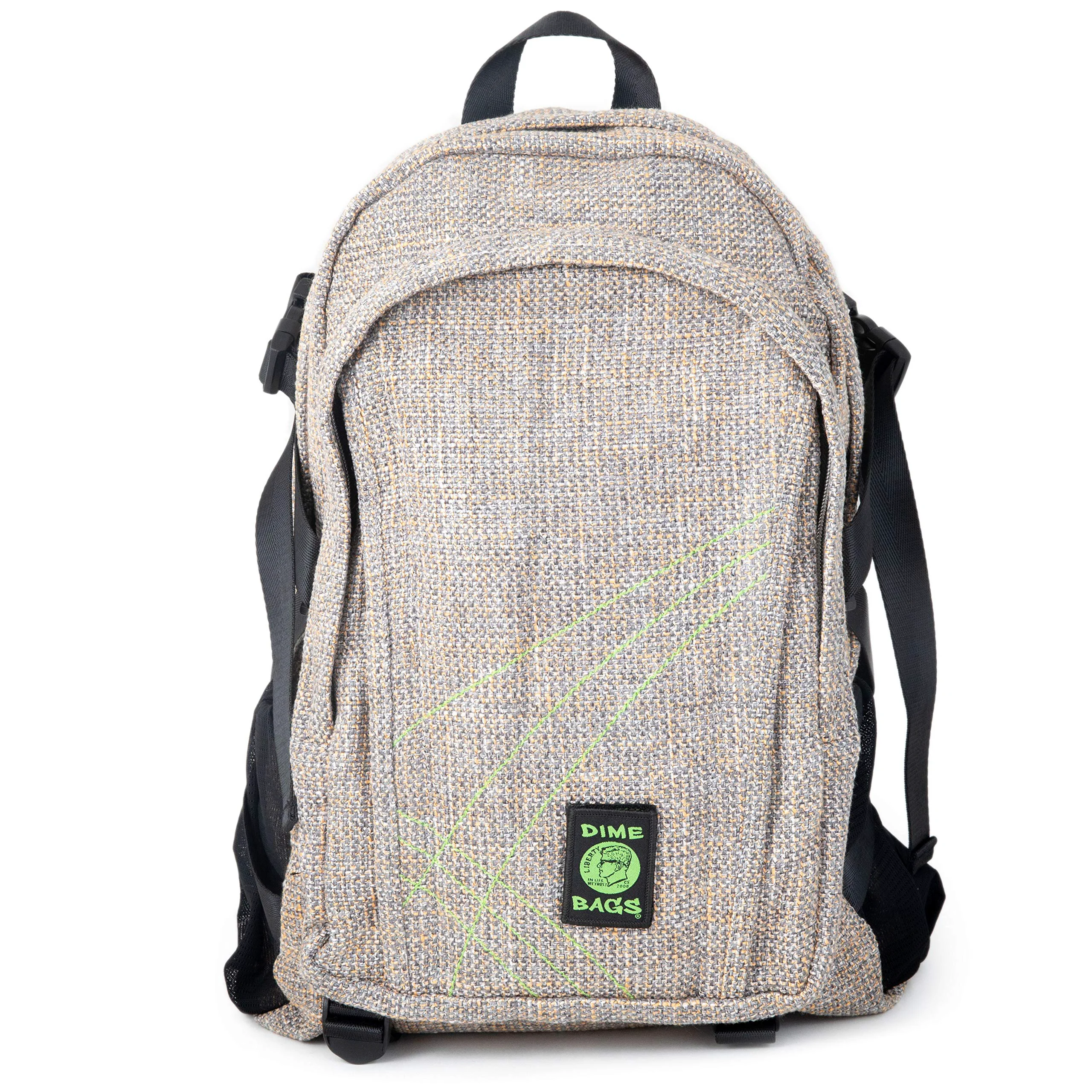 Optimized DIME BAGS Backpack For Travel Durable Hempster Material 9 Storage Compartments 2 Side Bottle Pockets Fits 17 Laptop Adjustable Padded Straps H Excellent