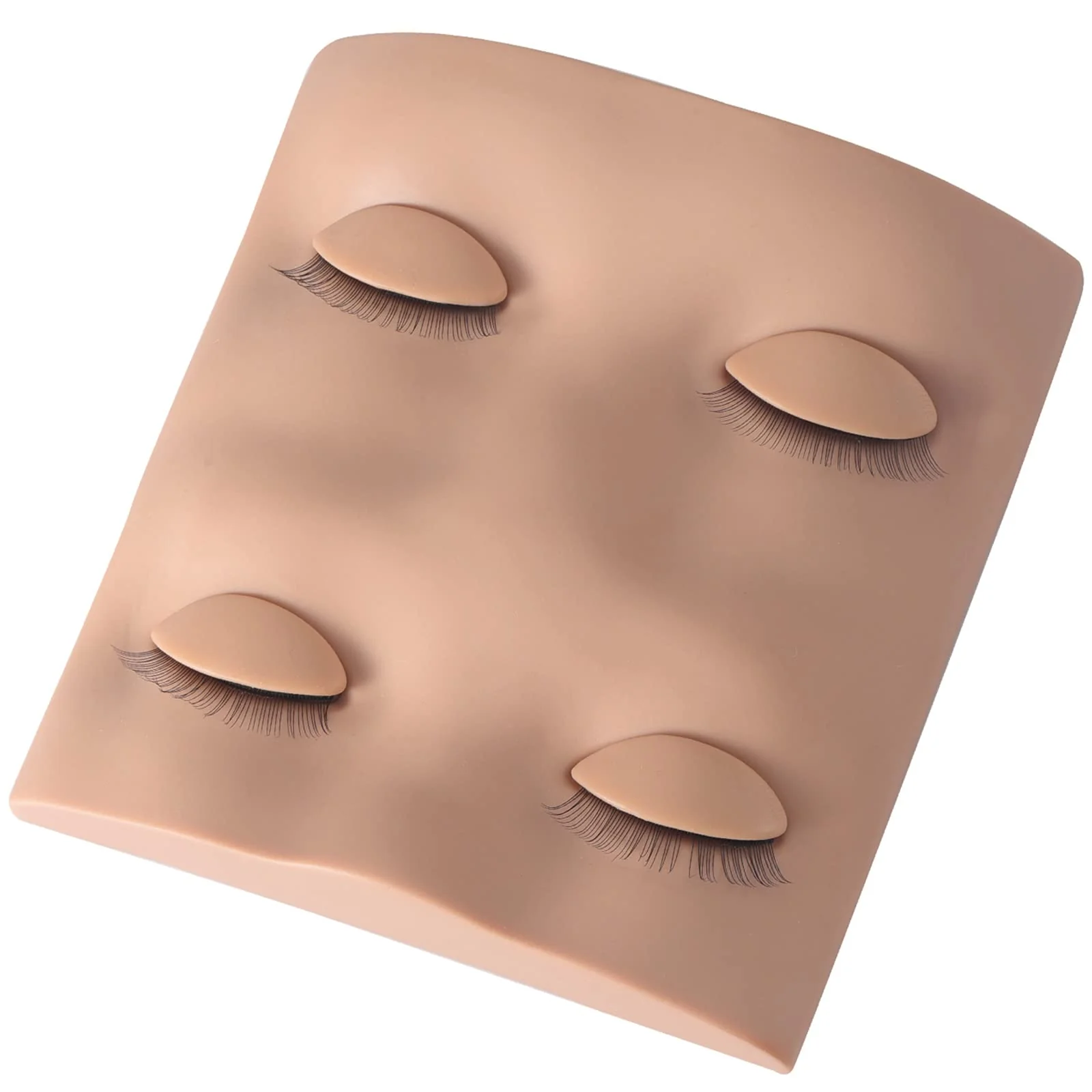 Modern Pretty memory Lash Mannequin Head with 2 Pairs of Removable Practice Eyelids istic Eyelash Mannequin Head Soft-Touch Lash Extension Supplies Fast