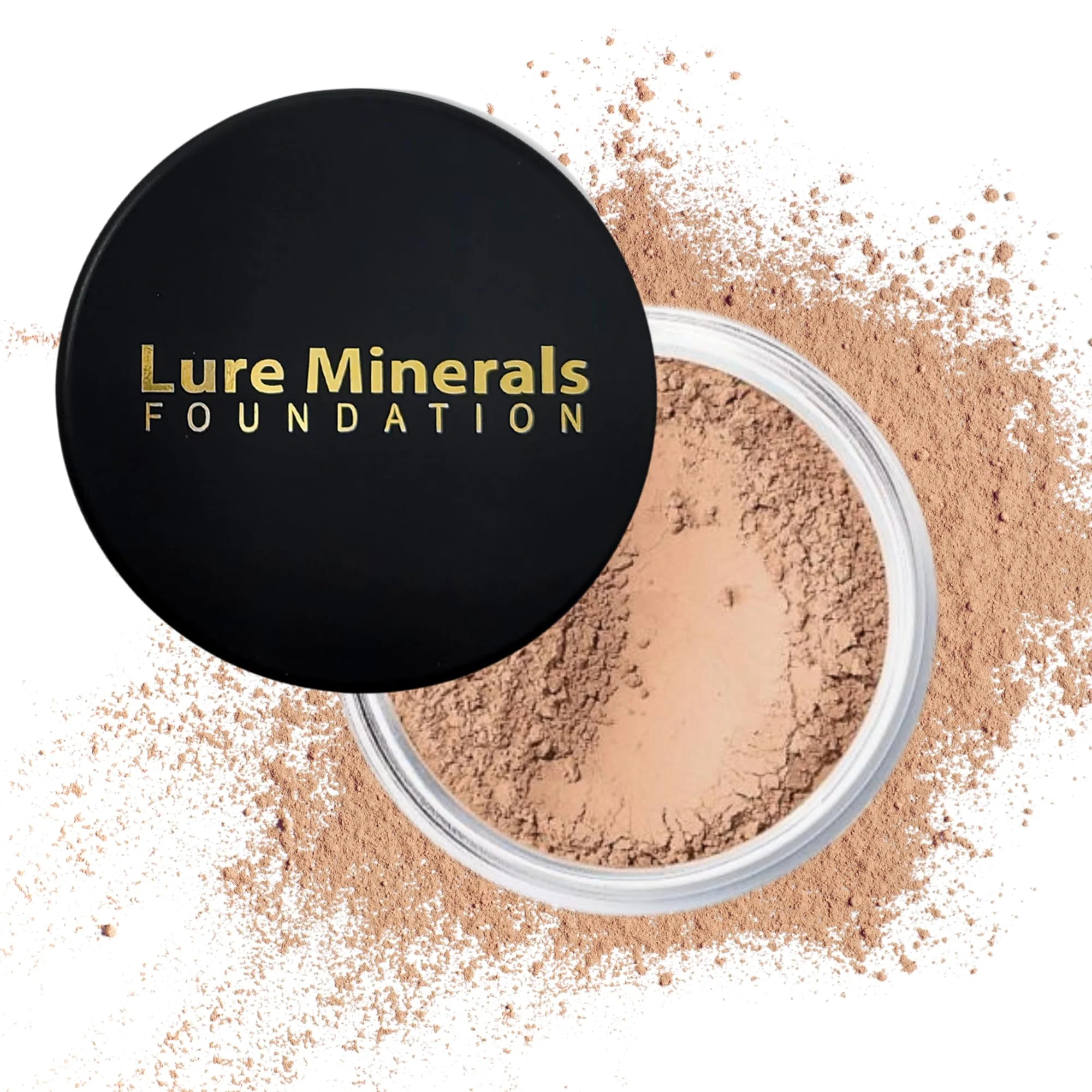 Breathable ASC Lure Mineral Foundation Loose Powder 8g Sifter Jar- of Harmful Ingredients to Bare Minerals Matte- Medium Beige 8 g Traditional