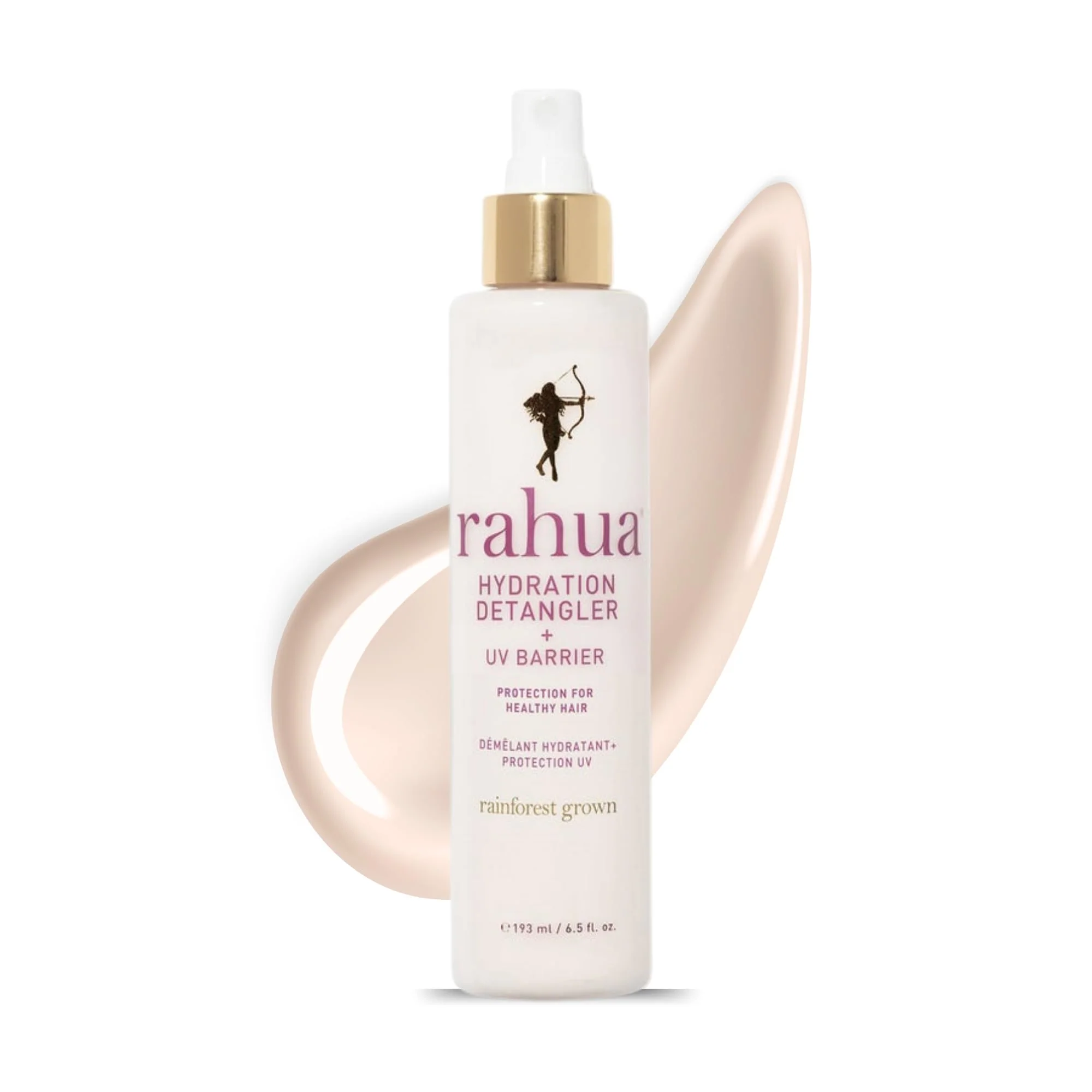 Genuine Rahua Hydration Detangler Spray UV Barrier Vegan Leave In Hair Spray Conditioner for Added Shine Damage Protection Humidity Frizz Control Pure