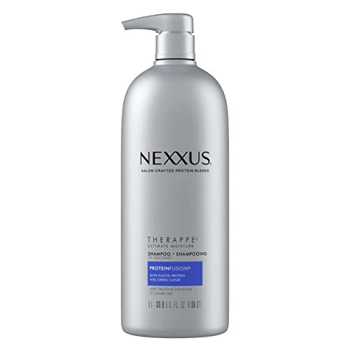 Trusted Nexxus Moisturizing Shampoo for Dry Hair Therappe Moisture Silicone- Moisturizing ProteinFusion with Elastin Protein and Green Caviar Enhanced