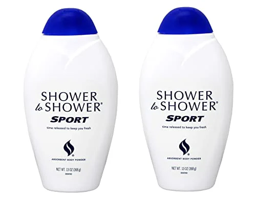 Luxury Shower To Shower Powder 13 oz Sport 2-Pack Green