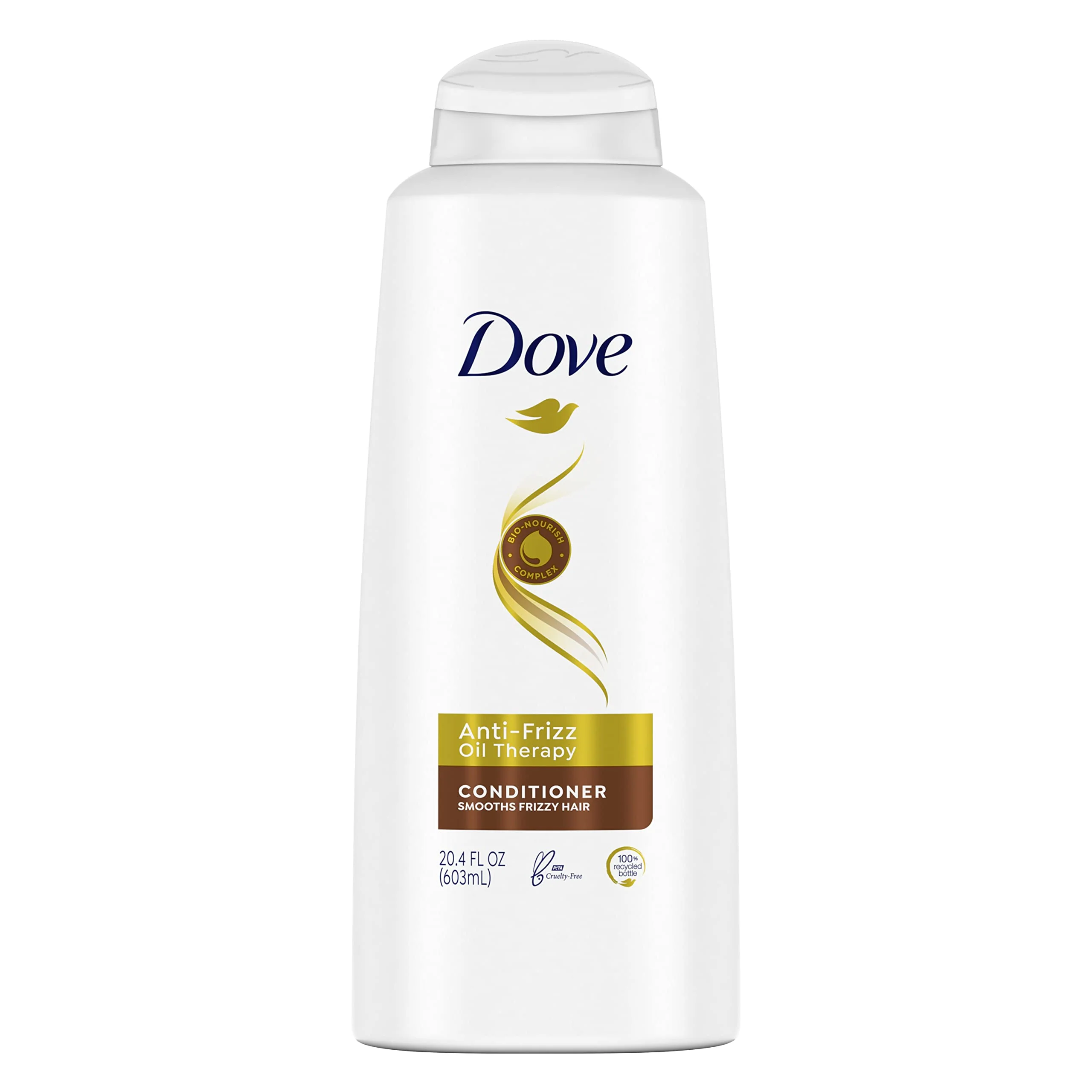 Functional Dove Conditioner for dry hair Anti-Frizz Oil Therapy With Nutri-oils to Treat Frizzy Hair 20.4 oz Smart