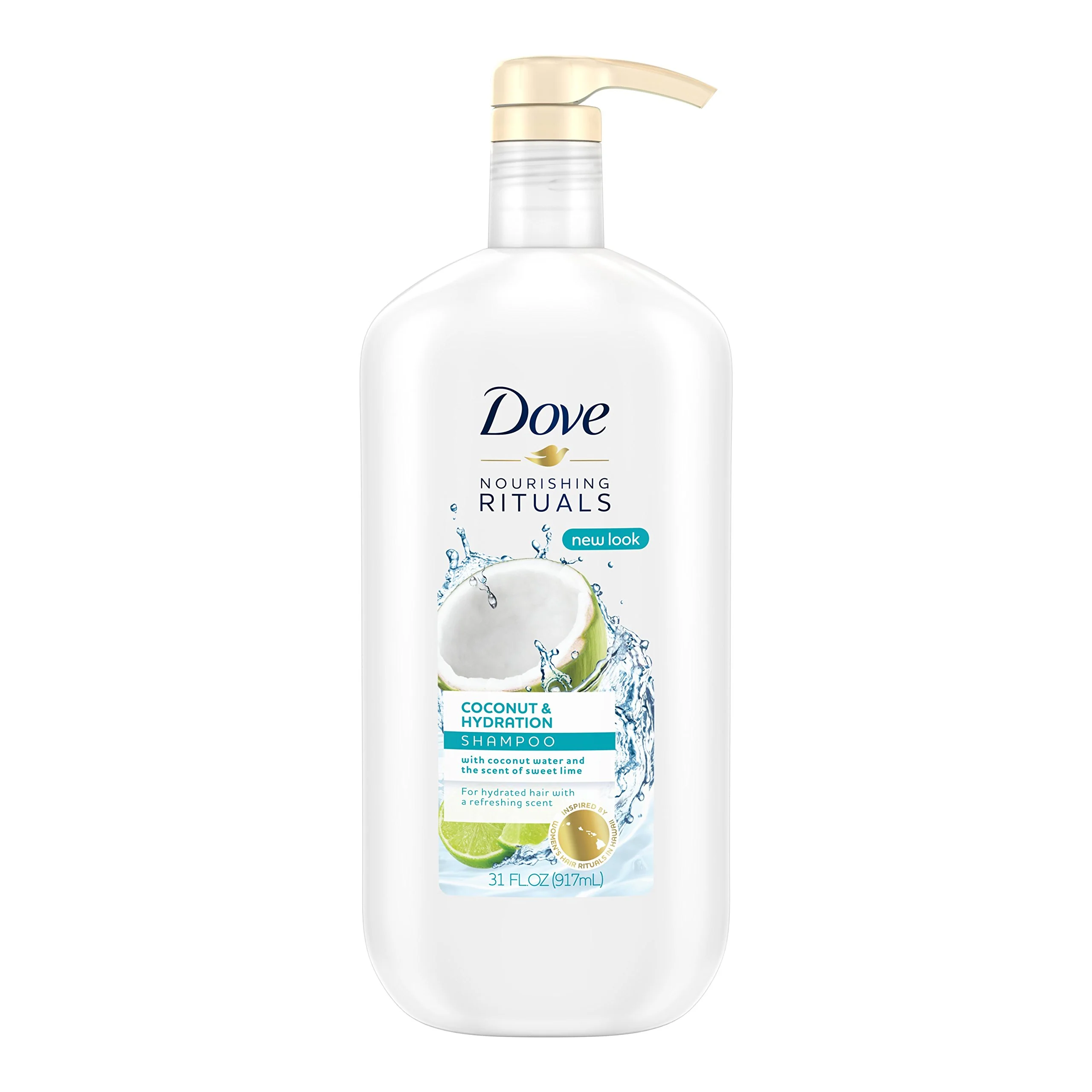 Natural Dove Dry Hair Shampoo Coconut Hydration 31 Ounce Clean