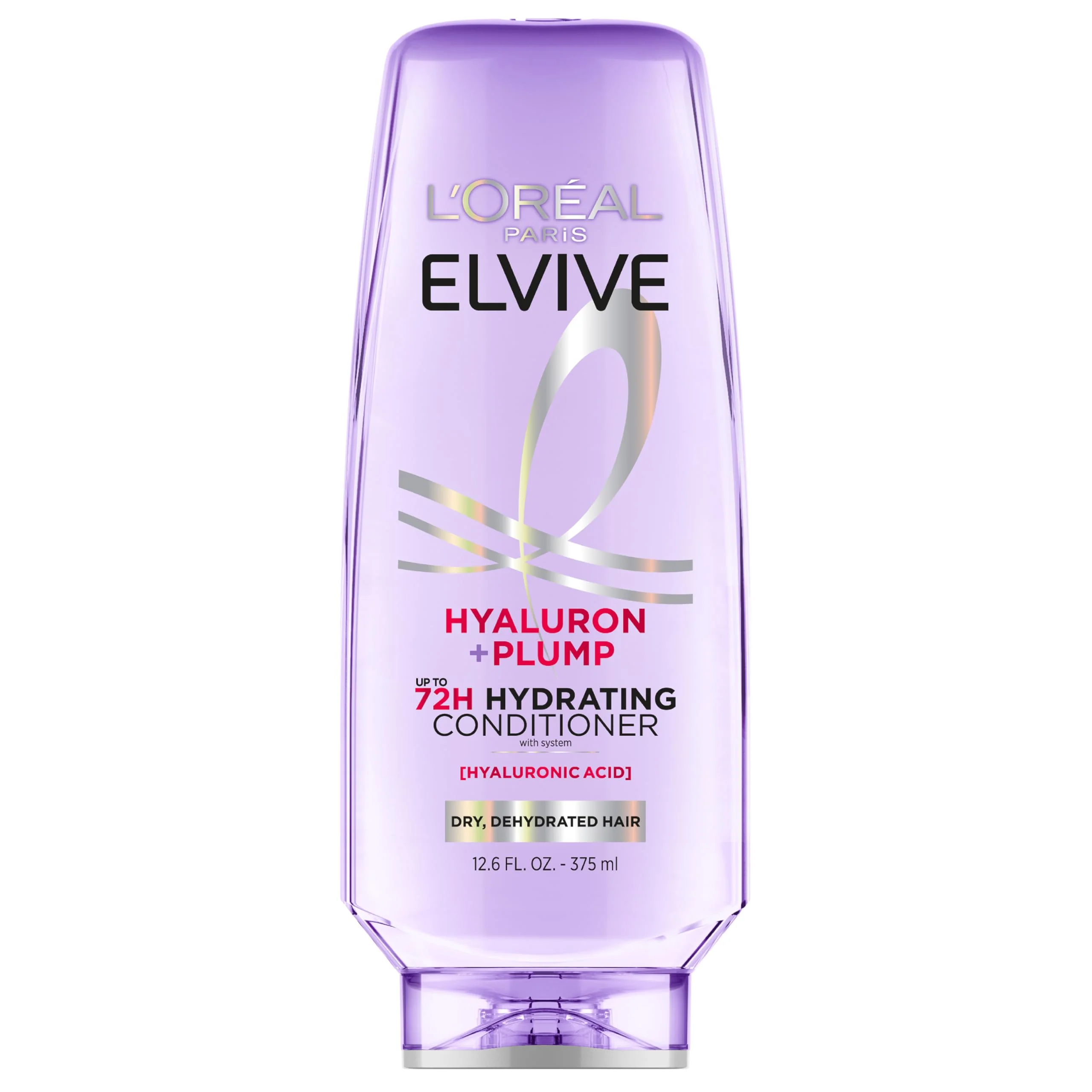 Elegant L'O Paris Elvive Hyaluron Plump Hydrating Conditioner for Dehydrated Dry Hair Infused with Hyaluronic Acid Care Complex Paraben- 12.6 Fl Oz Contemporary