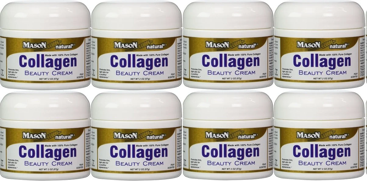 Durable MASON NATURAL COLLAGEN PREMIUM SKIN CREAM 2 OZ Pack of 8 Superior