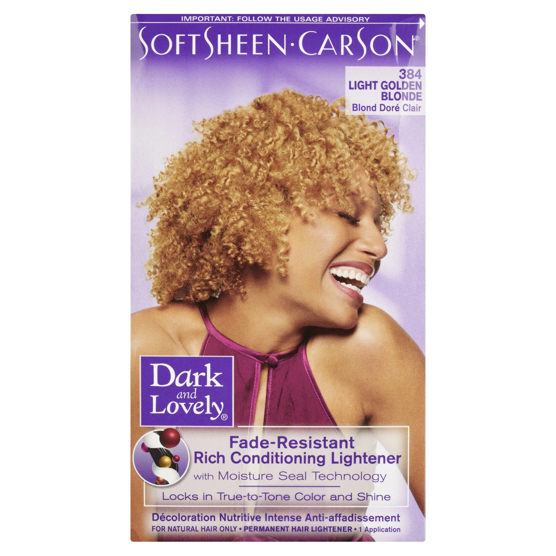 High-Quality SoftSheen-Carson Dark and Lovely Permanent Hair Color Number 384 Light Golden Blonde by SoftSheen-Carson Convenient