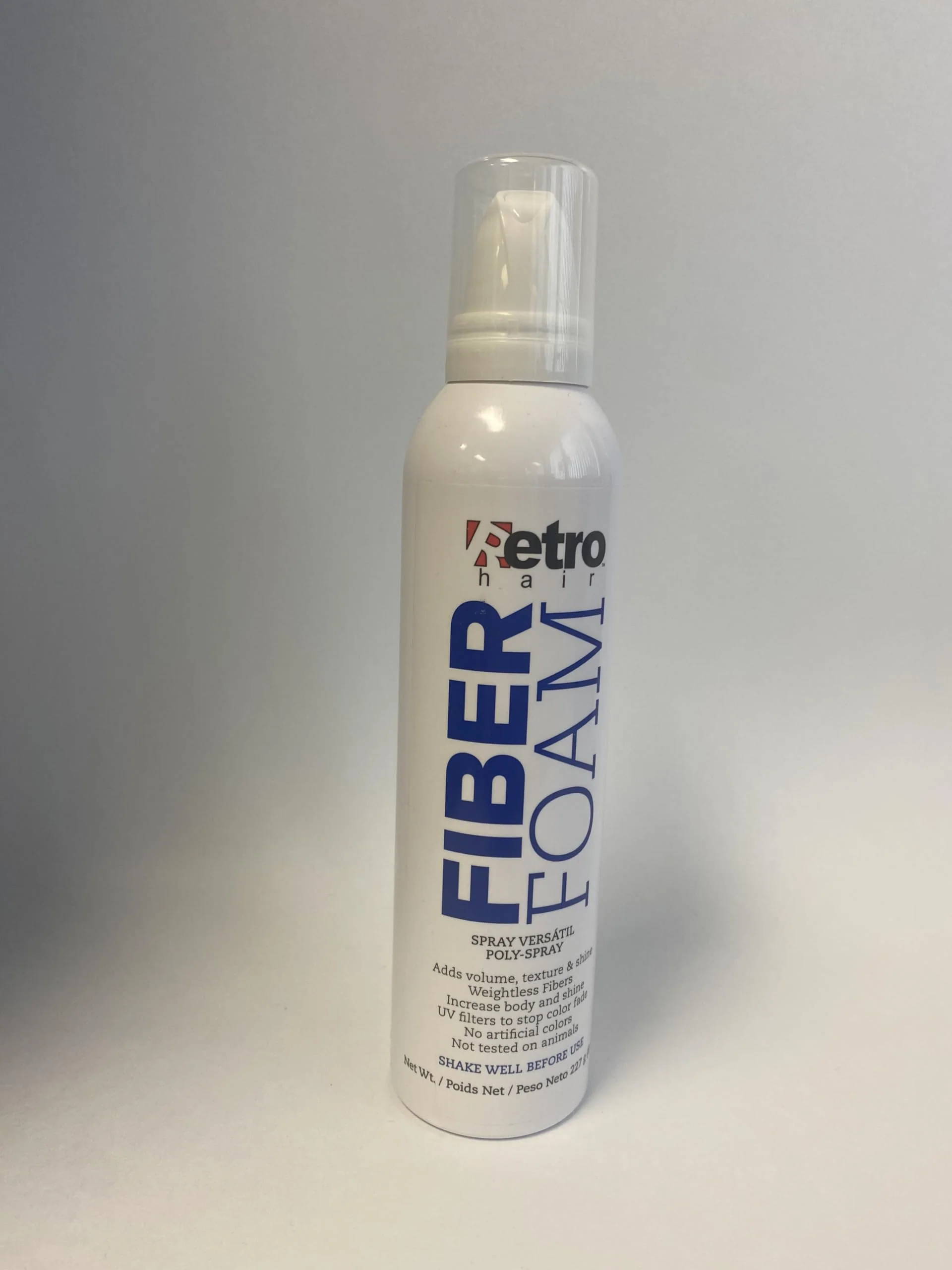 Advanced RETRO HAIR FIBER FOAM TEXTURE MOUSSE - VOLUME TEXTURE SHINE - 8oz Versatile