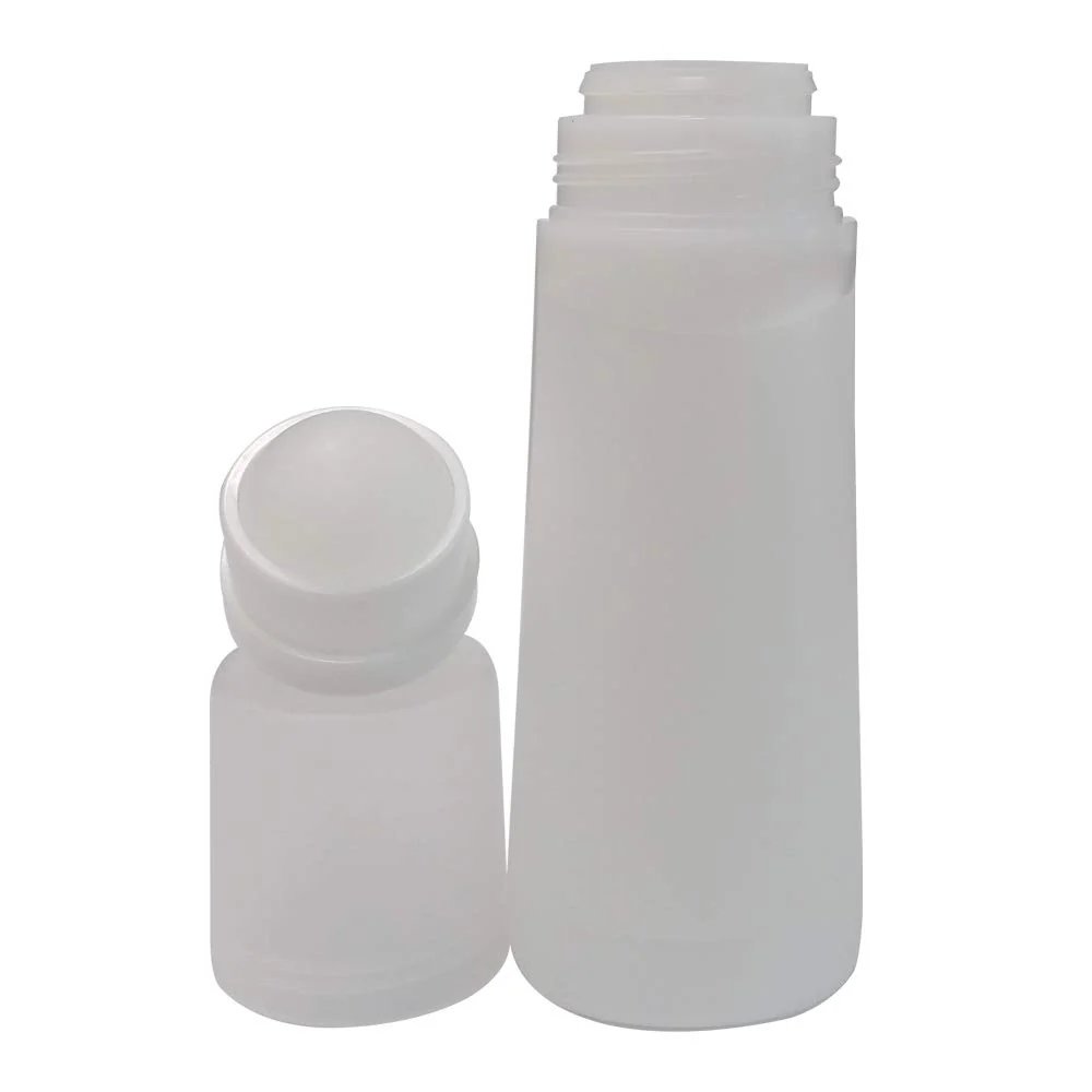 Certified Roll-on Head Top Plastic Applicator Refillable Hygienic Liquid Bottles Skin Care Scalp Hair Loss Care Medicine Cosmetic Travel Use 70ml Verified