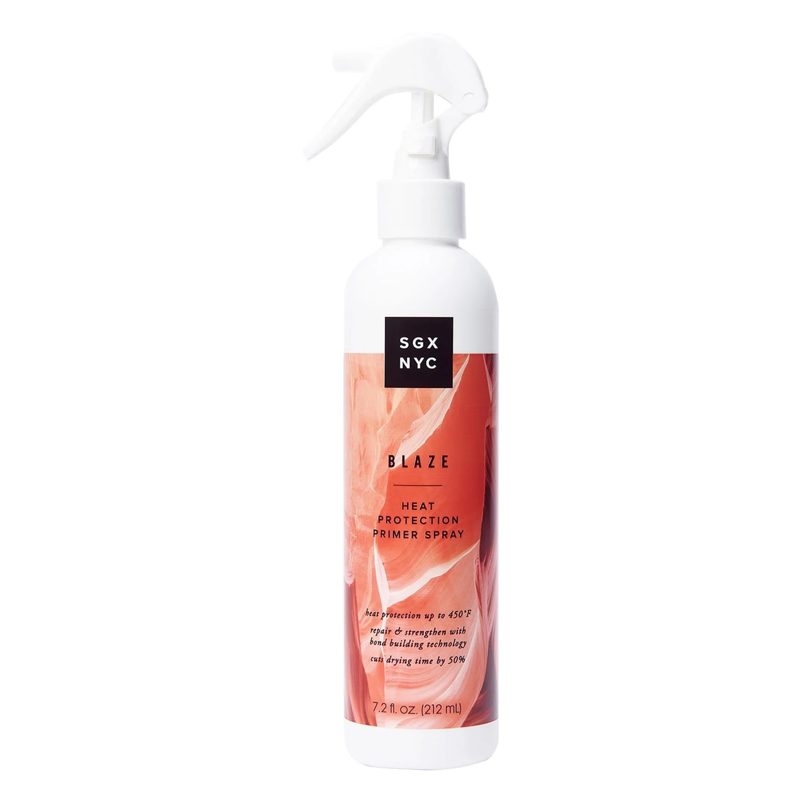 Crafted SGX NYC Blaze Leave-in Heat Protection and Primer - Protector Infused with Ceramides - Styling Spray Revitalizes Damaged Hair - 7.2 oz Cranberry Convenient