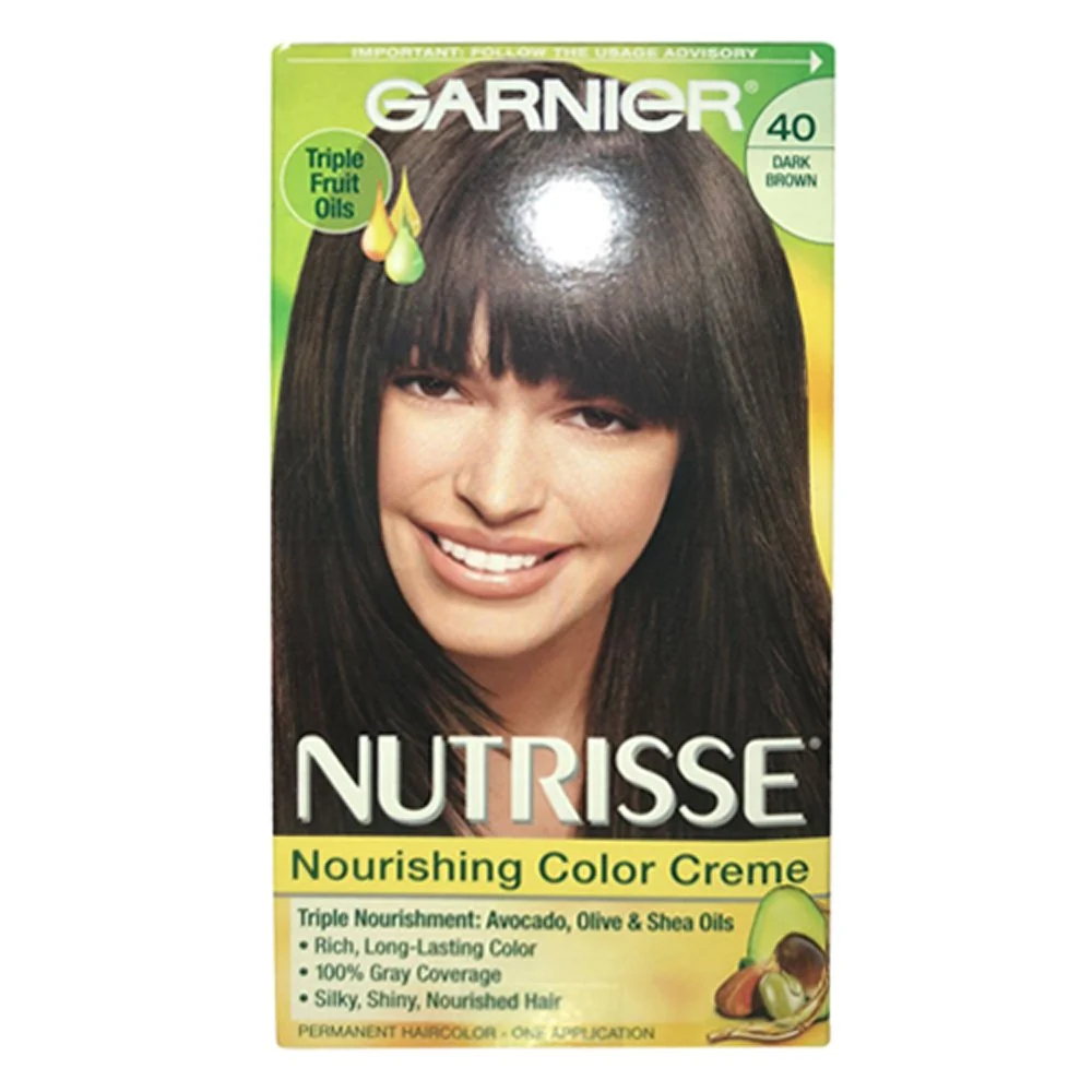 Healthy Garnier Nutrisse Haircolor Creme Dark Brown 40 1 ea Carefully Designed