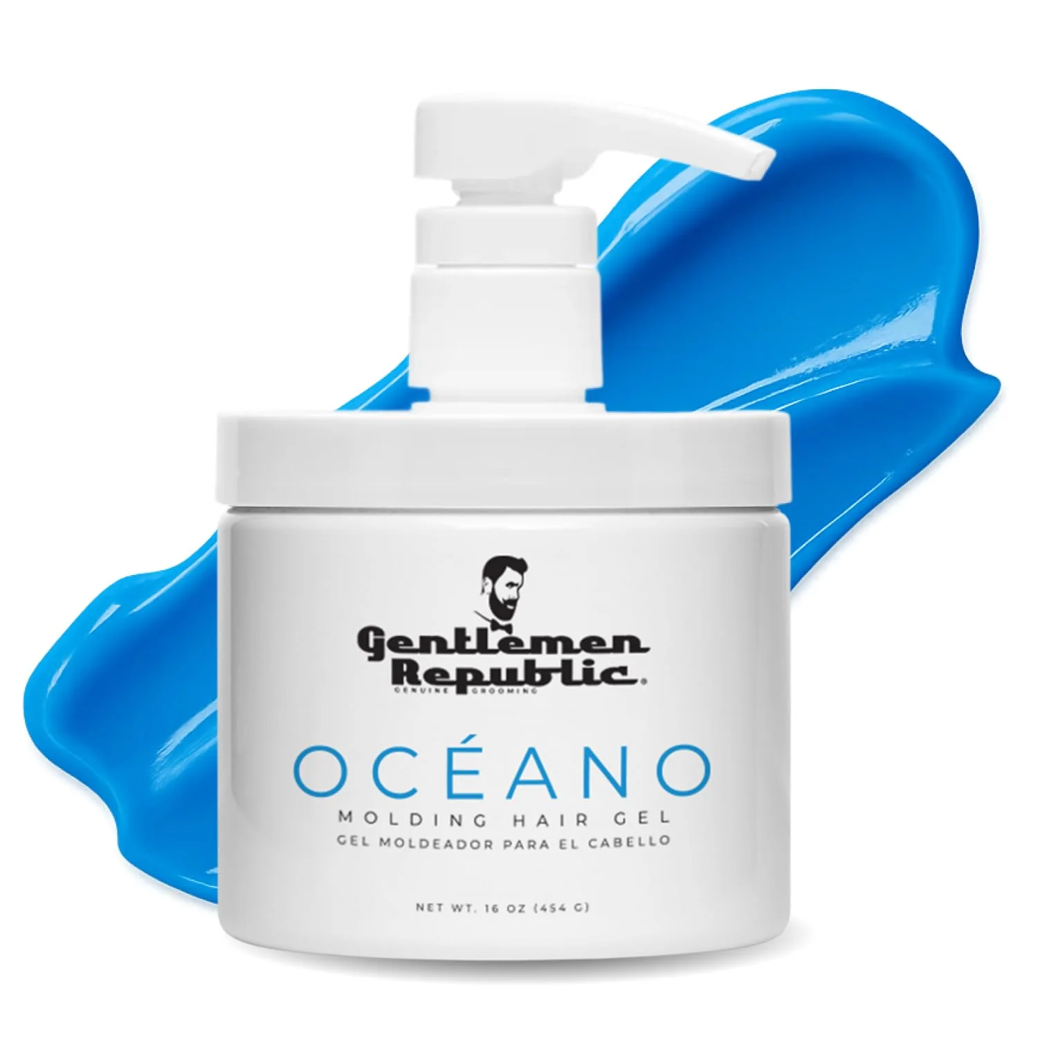 Sophisticated Gentlemen Republic Oceano Men's Hair Gel 16oz W Pump - Strong Elite